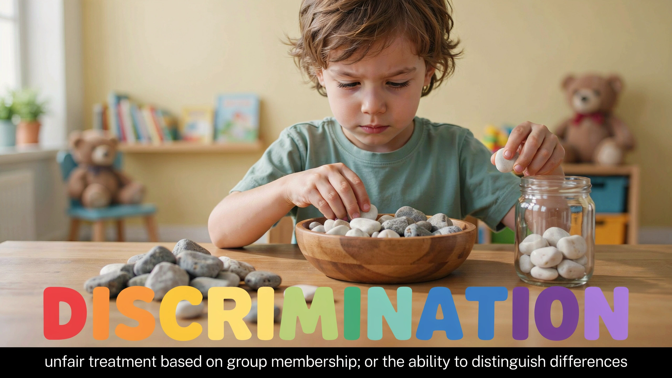 English Illustration for discrimination